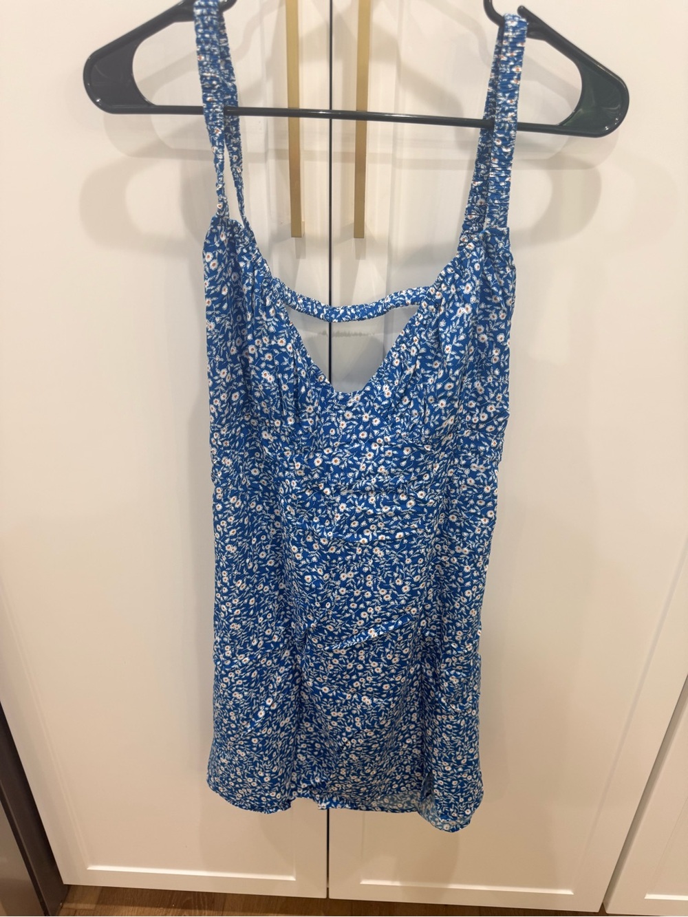 Princess Polly- Georgia Mini Dress Blue Floral NEW size 10 - Picture 5 of 8